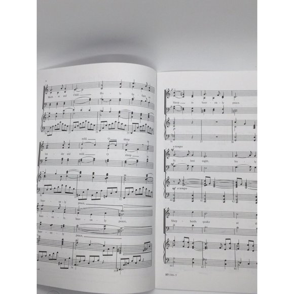 Silent Night by Craig Courtney SATB Choral Music Beckenhorst Press BP1366 - Picture 3 of 4
